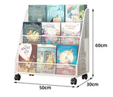 Kids Bookshelf Desk Organizer