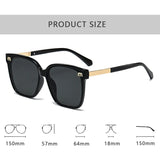 Luxury Square Mirror Sunglasses