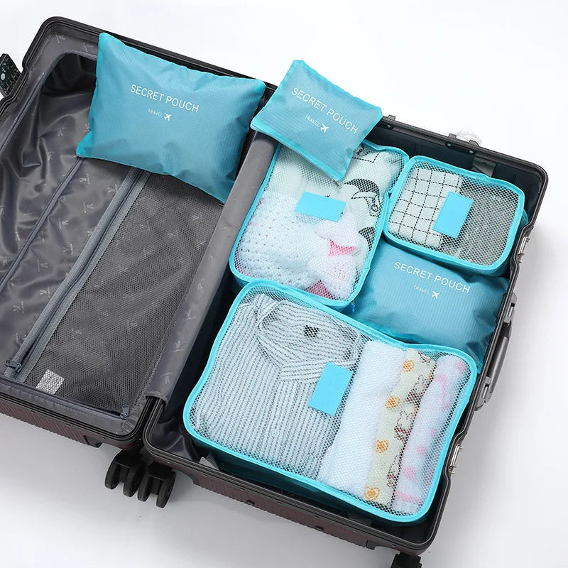 6-Piece Travel Clothes Organizer Set – Packing Cubes