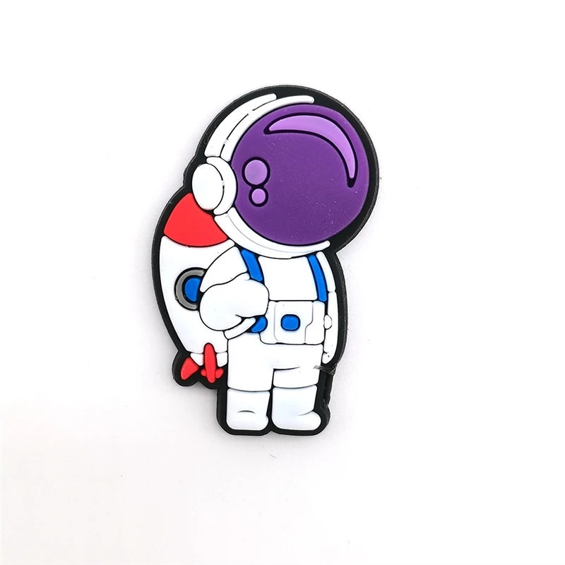 Women Astronaut Shoe Charms Space Accessories