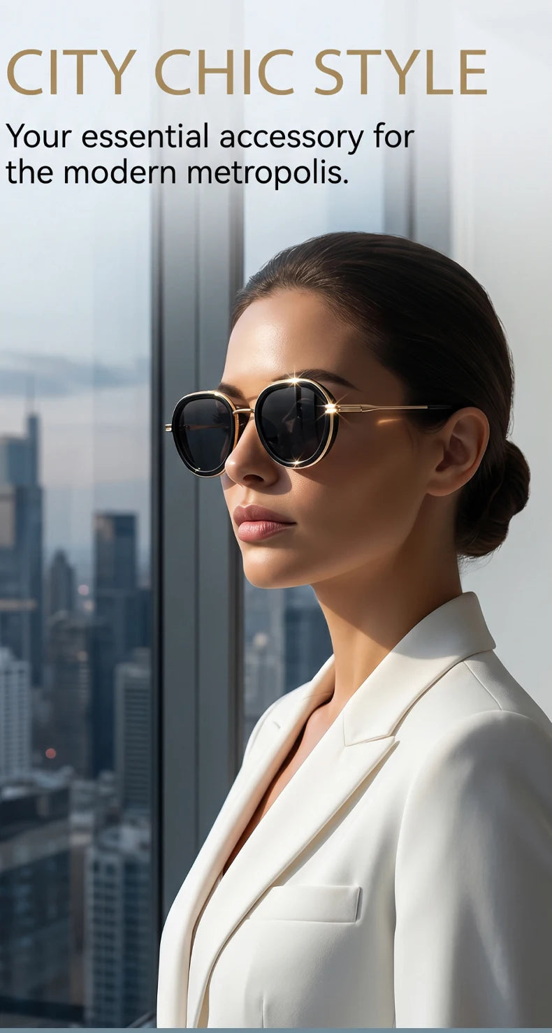 Vintage Round Metal Sunglasses