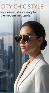 Vintage Round Metal Sunglasses