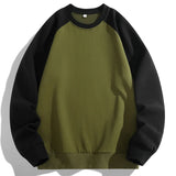 Men Patchwork Oversized Hoodie