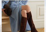 Women Pole Knee High Designer Boots – Sexy Leather High Heel