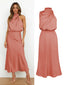 Women's Silk Satin Evening Dress