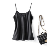 Double Layer Mulberry Silk Camisole Top