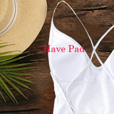Women Solid Plus Size Swimsuit