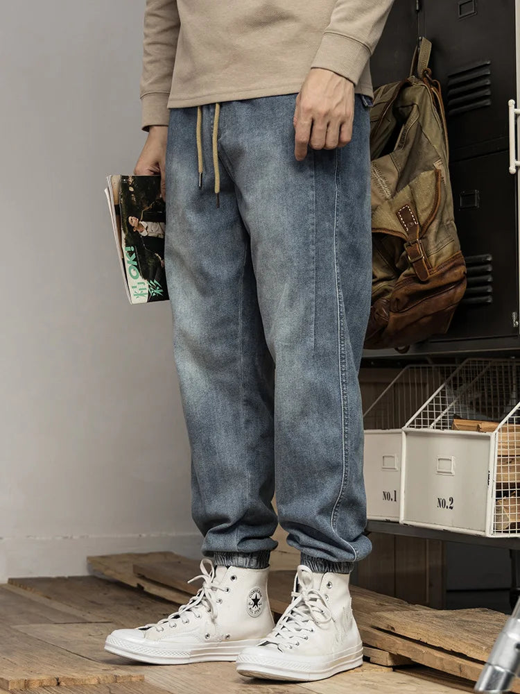 Men’s Classic Washed Blue Jeans