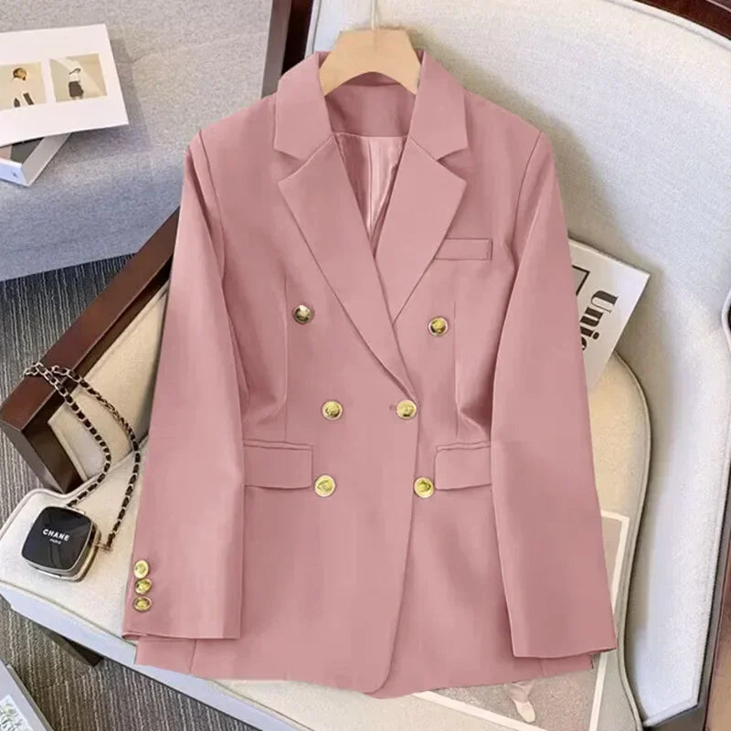 KStyle™ – Korean Slim Fit Blazer (Loose Fit, Temperament Ready, Spring/Fall Wear)