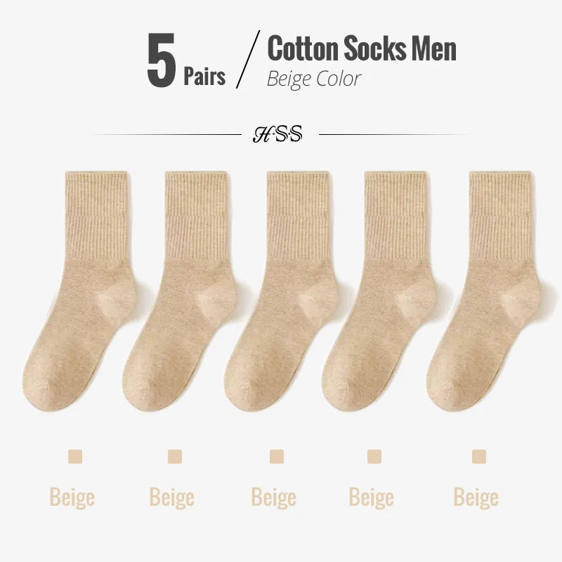 Men’s Cotton Business Dress Socks