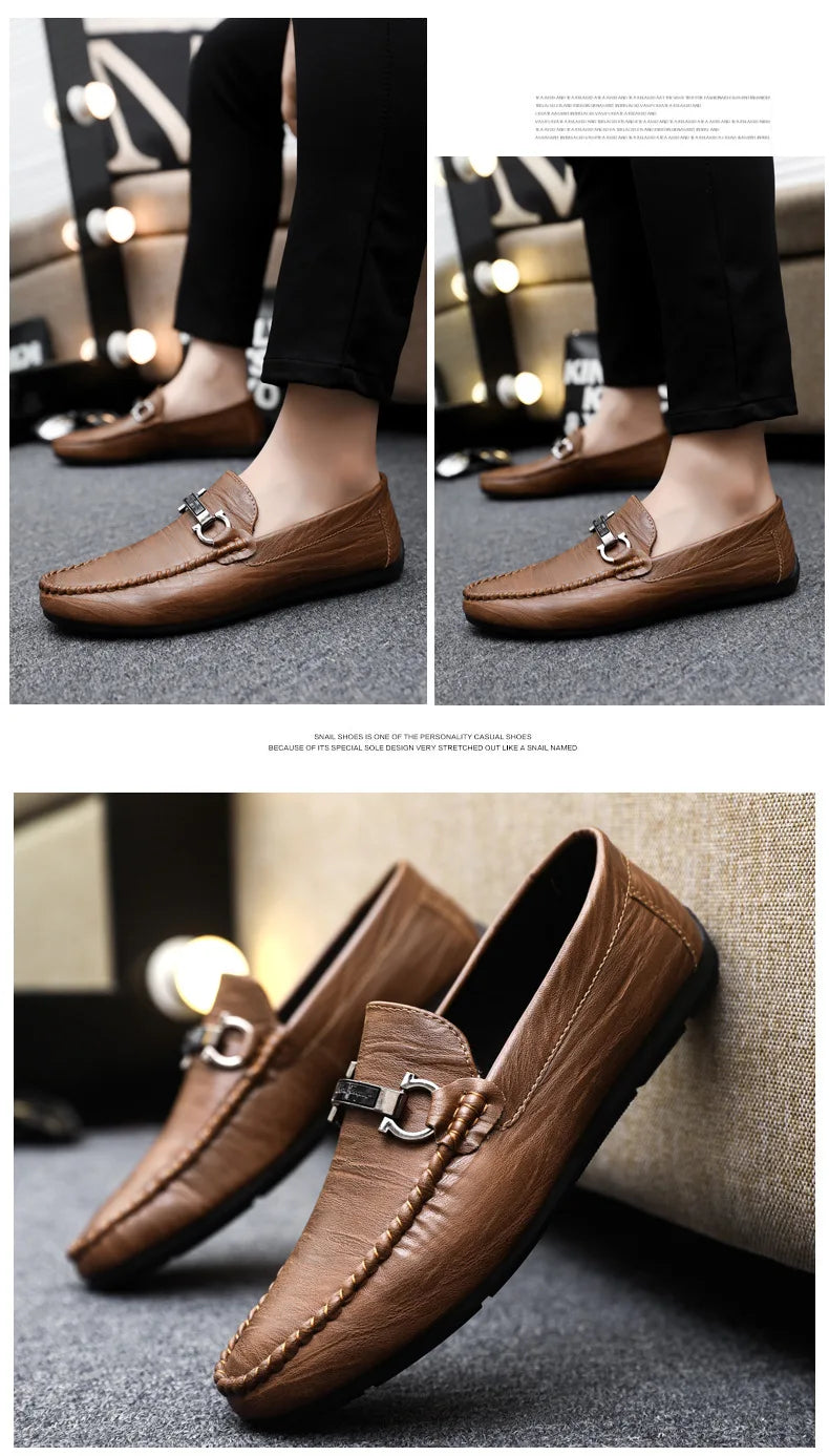 Men’s Luxury Business Leather Loafers