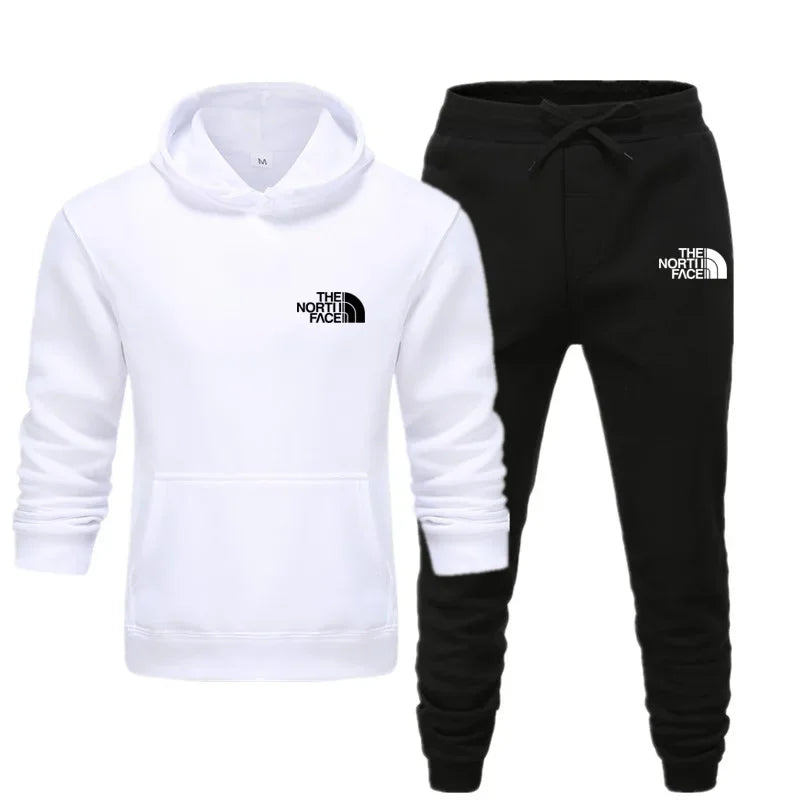 Unisex Printed Hooded Tracksuit