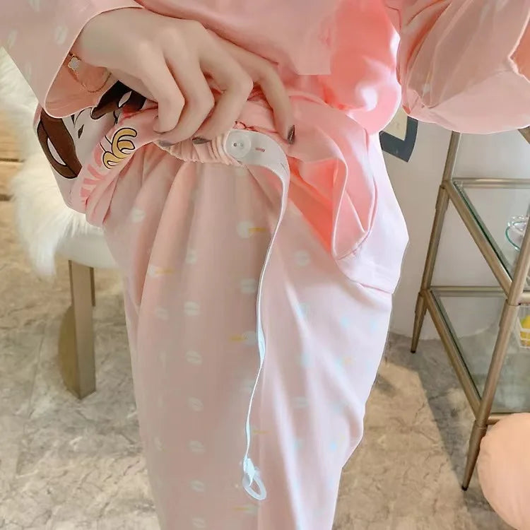 Postpartum & Nursing Pajamas Set