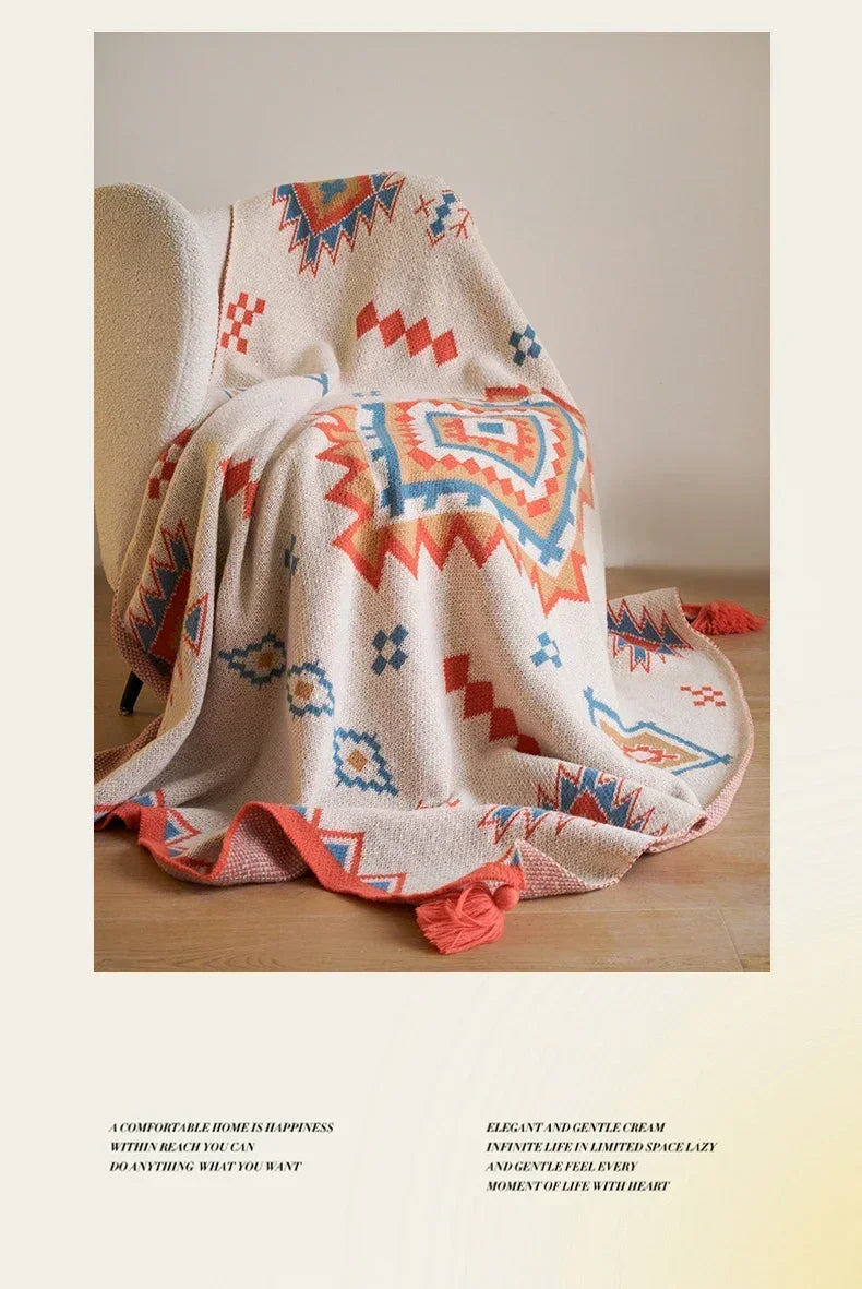 Bohemian Sofa Blanket