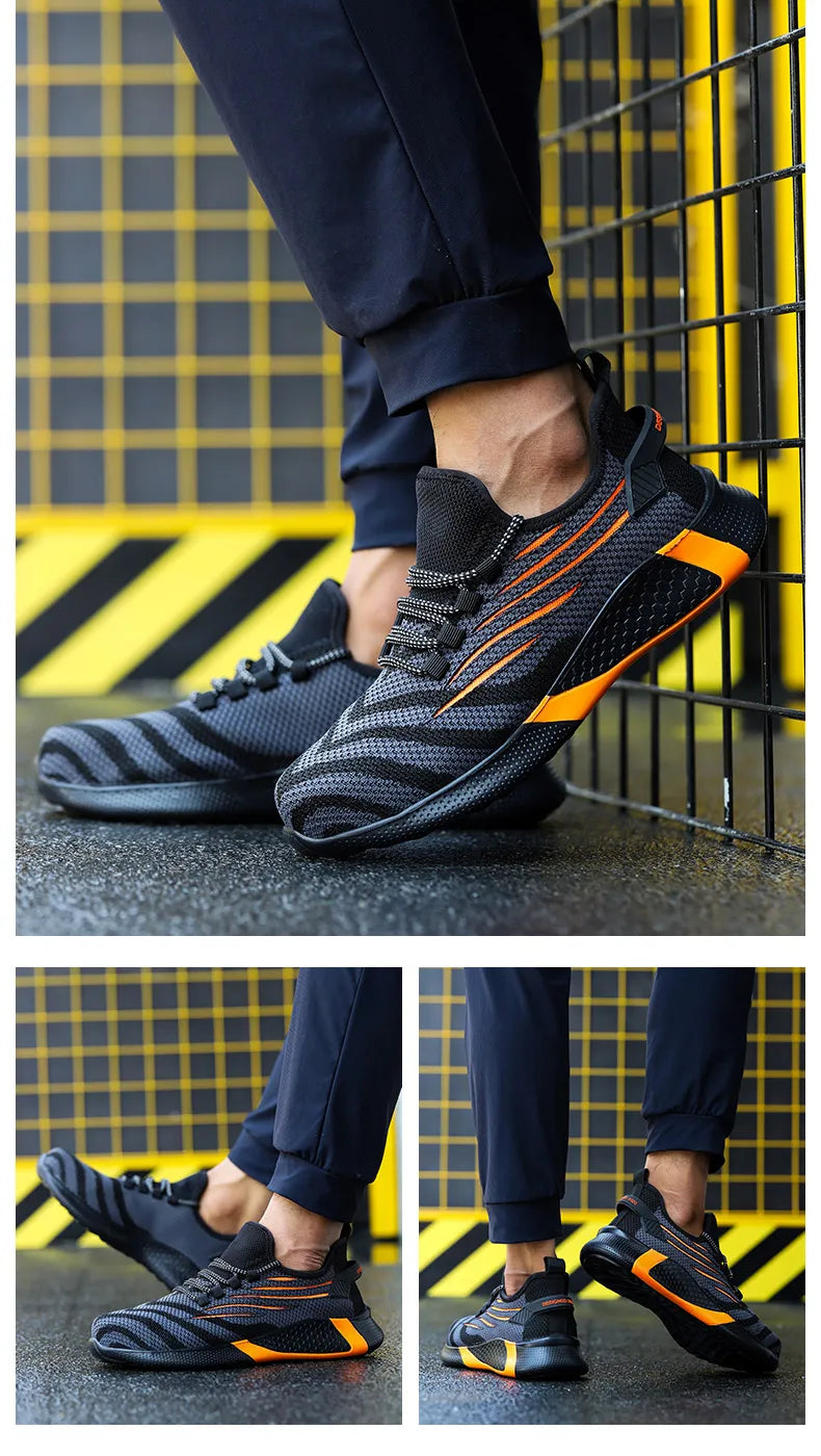 Men Lightweight Indestructible Work Boots