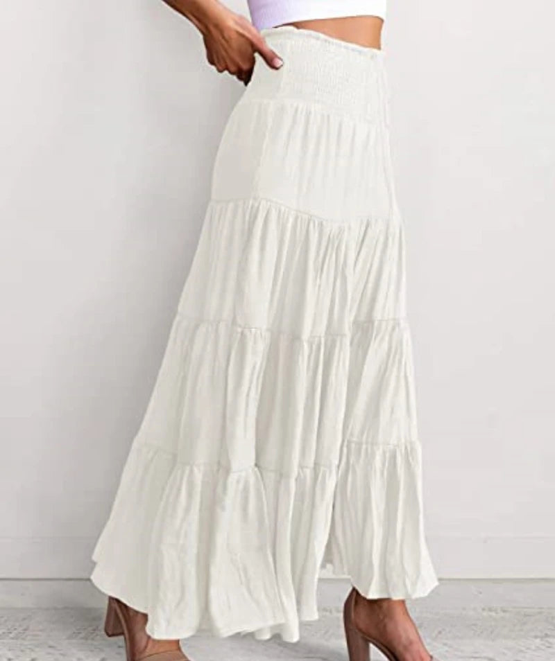 Women Boho Maxi Skirt