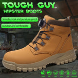 Men Waterproof Safety Work Boots