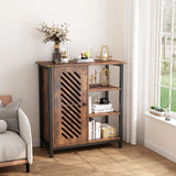 3-Tier Kitchen Storage Cart with Door