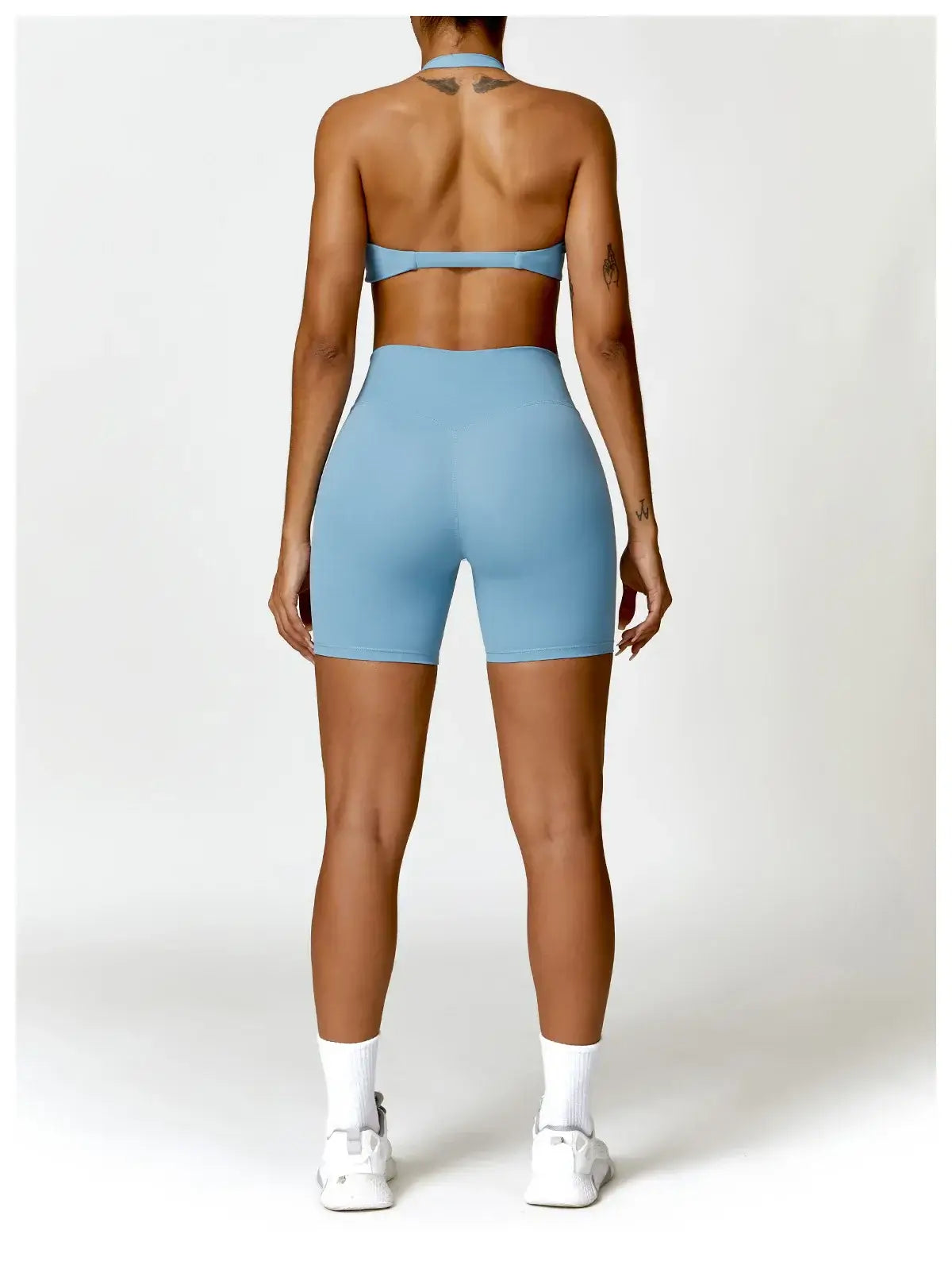 Women High Waist Yoga Fitness Shorts