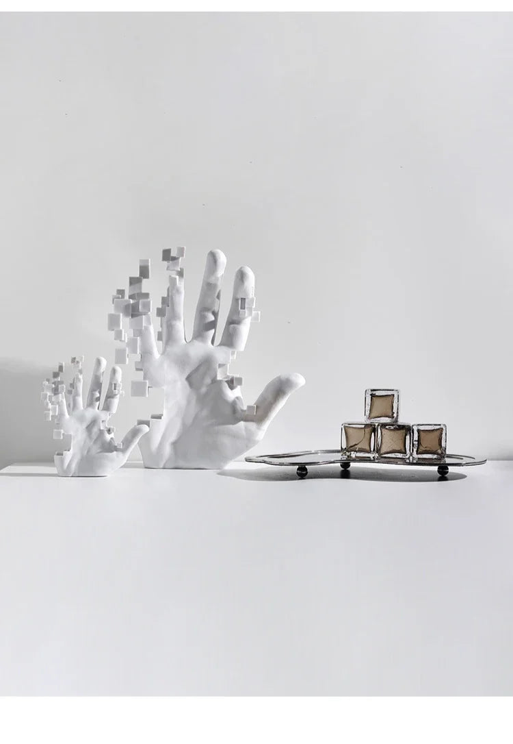 Abstract Palm Hand Sculpture Decor