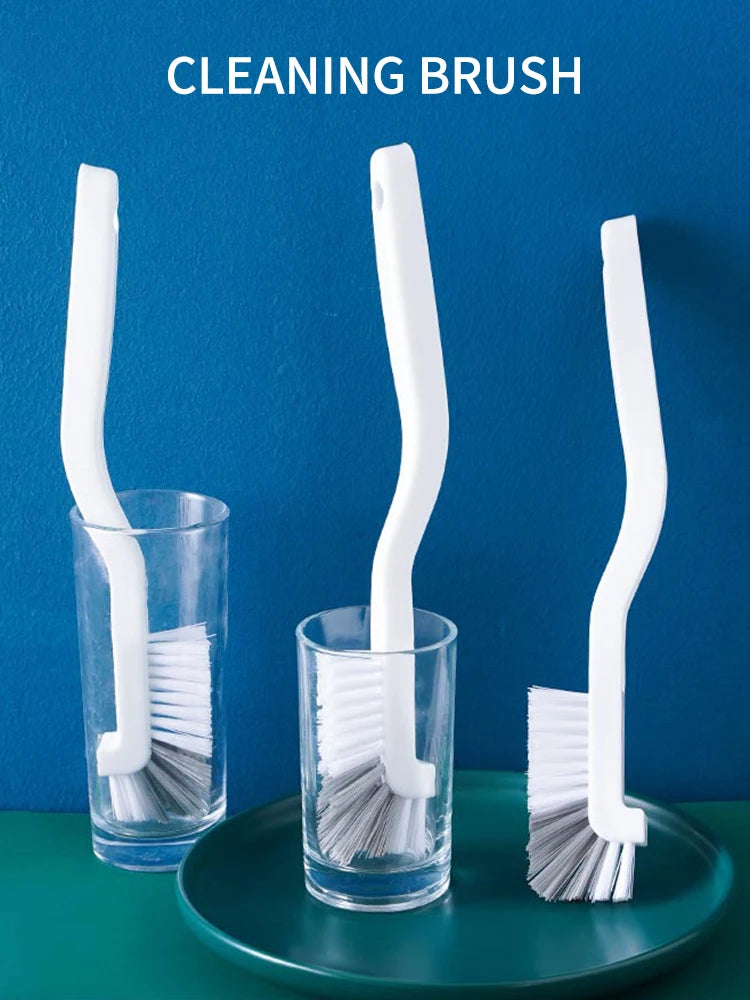 Multi-Surface Kitchen Cleaning Brush Set – Long Handle