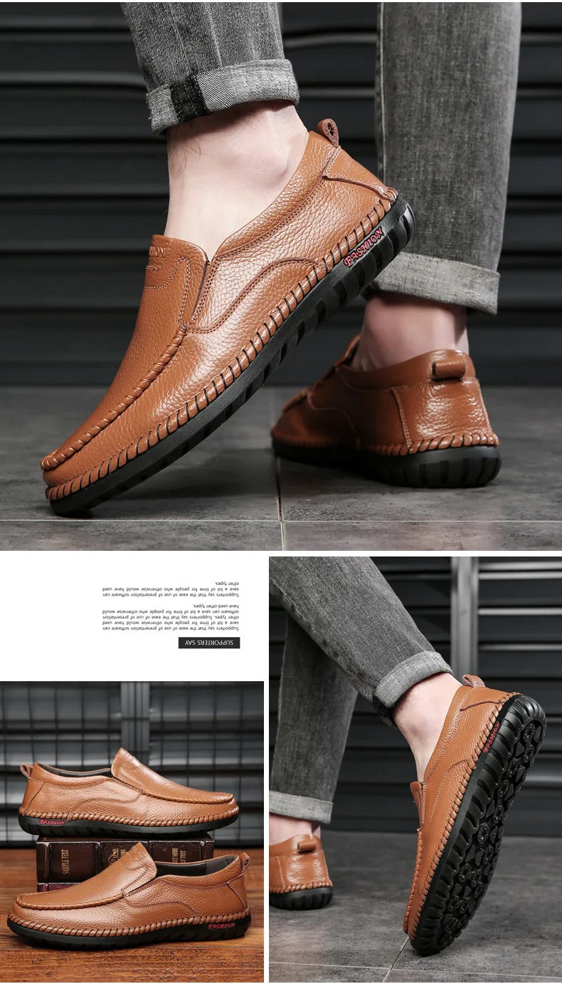 Men’s Italian Leather Driving Loafers