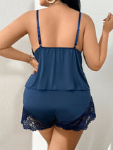 Curvy Grace Satin Set