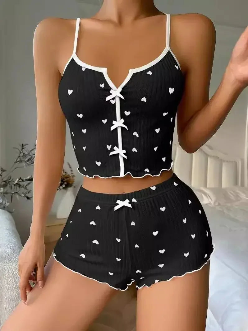 Women's Satin Pajama Set