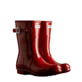 Women Mid Calf Boots Embroidered Leather
