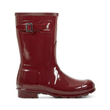 Women Mid Calf Boots Embroidered Leather