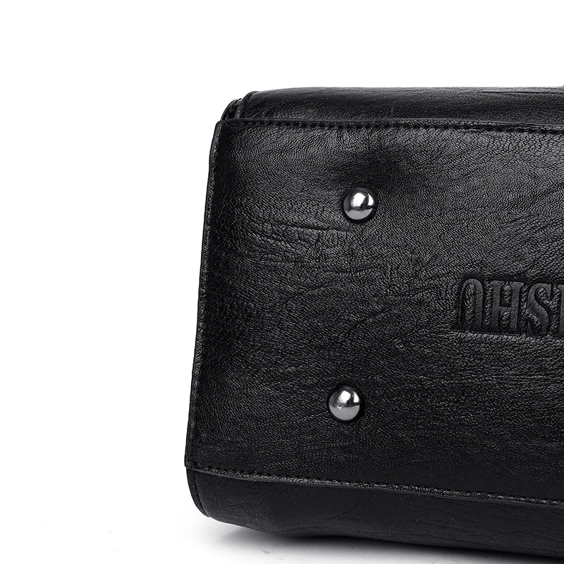 Classic Leather Crossbody Bag