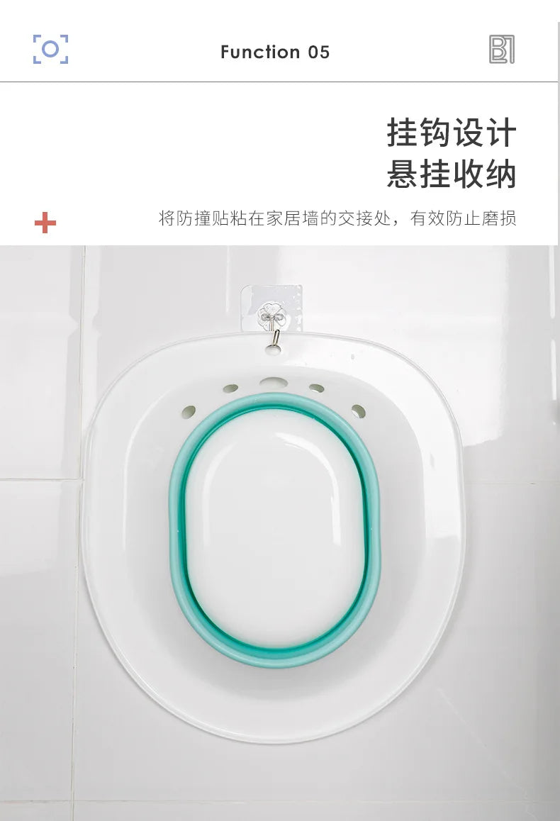 Foldable Toilet Sitz Bath