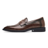 Men’s Black PU Leather Loafers