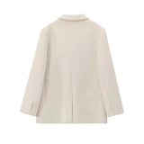 FauxForm™ – Faux Fur Straight Blazer (2025 Style, Cozy Meets Chic)