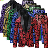 Men Luxury Sequin Party Suit Set