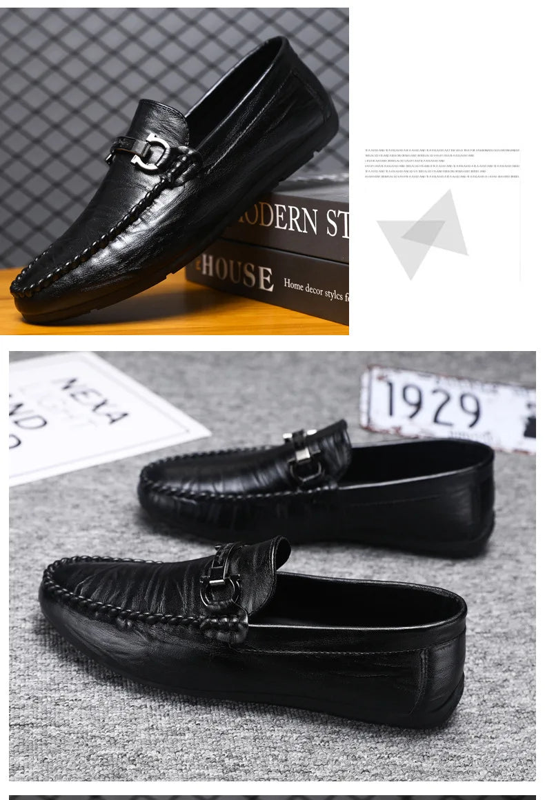 Men’s Luxury Business Leather Loafers