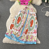 Women's Crop Top & Skirt Set