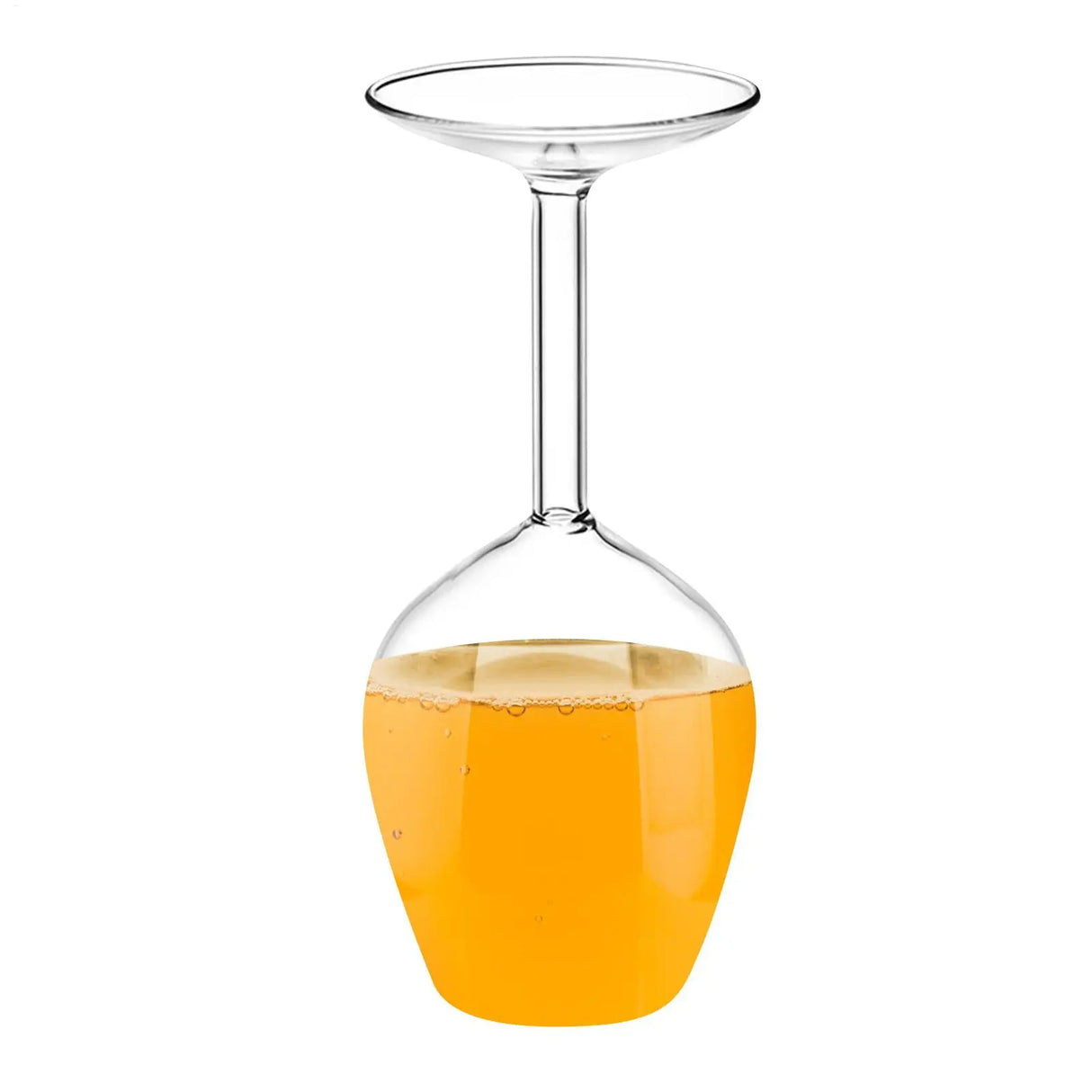 Upside Down Wine Glass