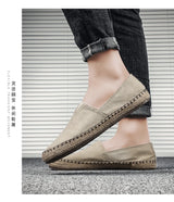 LinenStep™ Men’s Casual Linen Sneakers