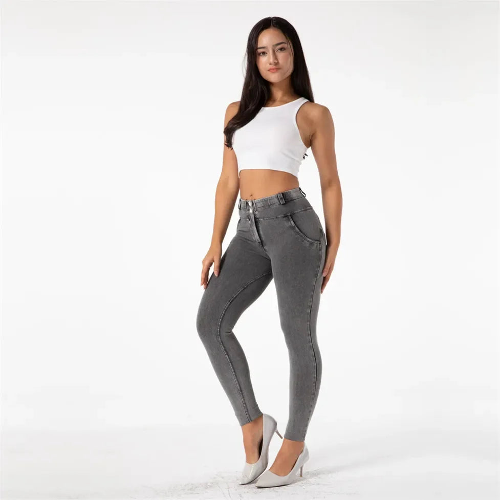 Women Light Blue Super Skinny Jeans