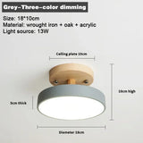 Nordic Wooden Ceiling Lamp