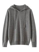 Women's 100% Cashmere Hooded Sweater