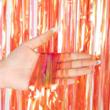 Foil Tinsel Fringe Curtain Backdrop