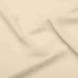 Close-up of smooth beige satin fabric, showcasing its soft texture and elegant drape.