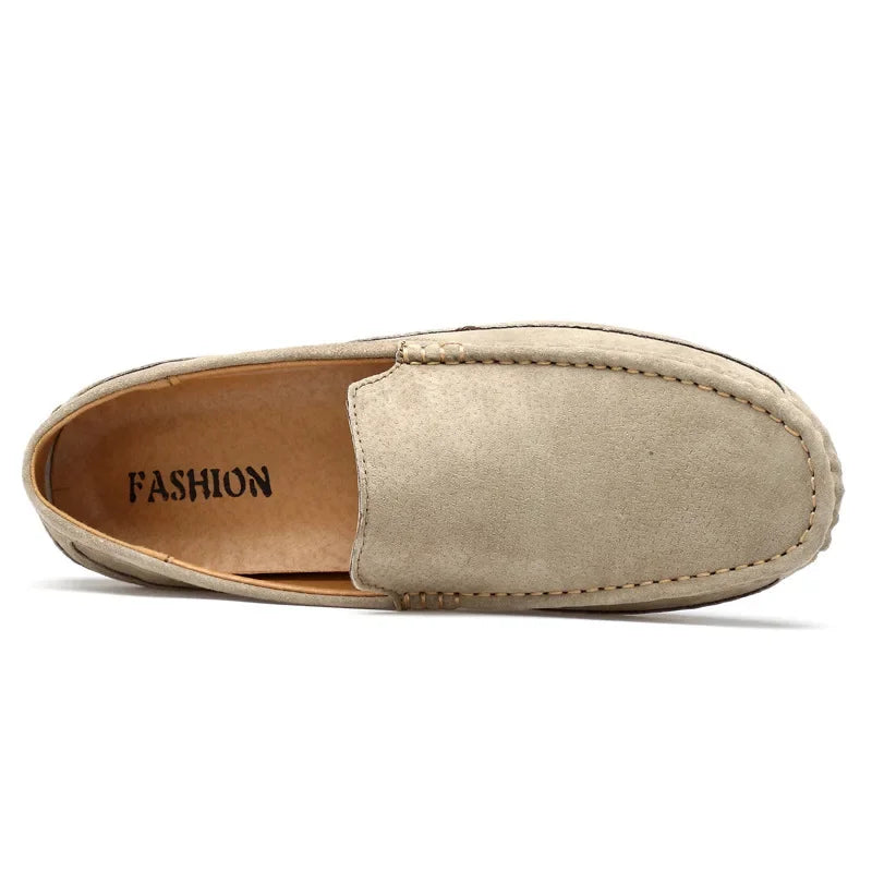 Men’s 2025 Luxury Suede Boat Loafers