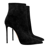 Suede Stiletto Boots