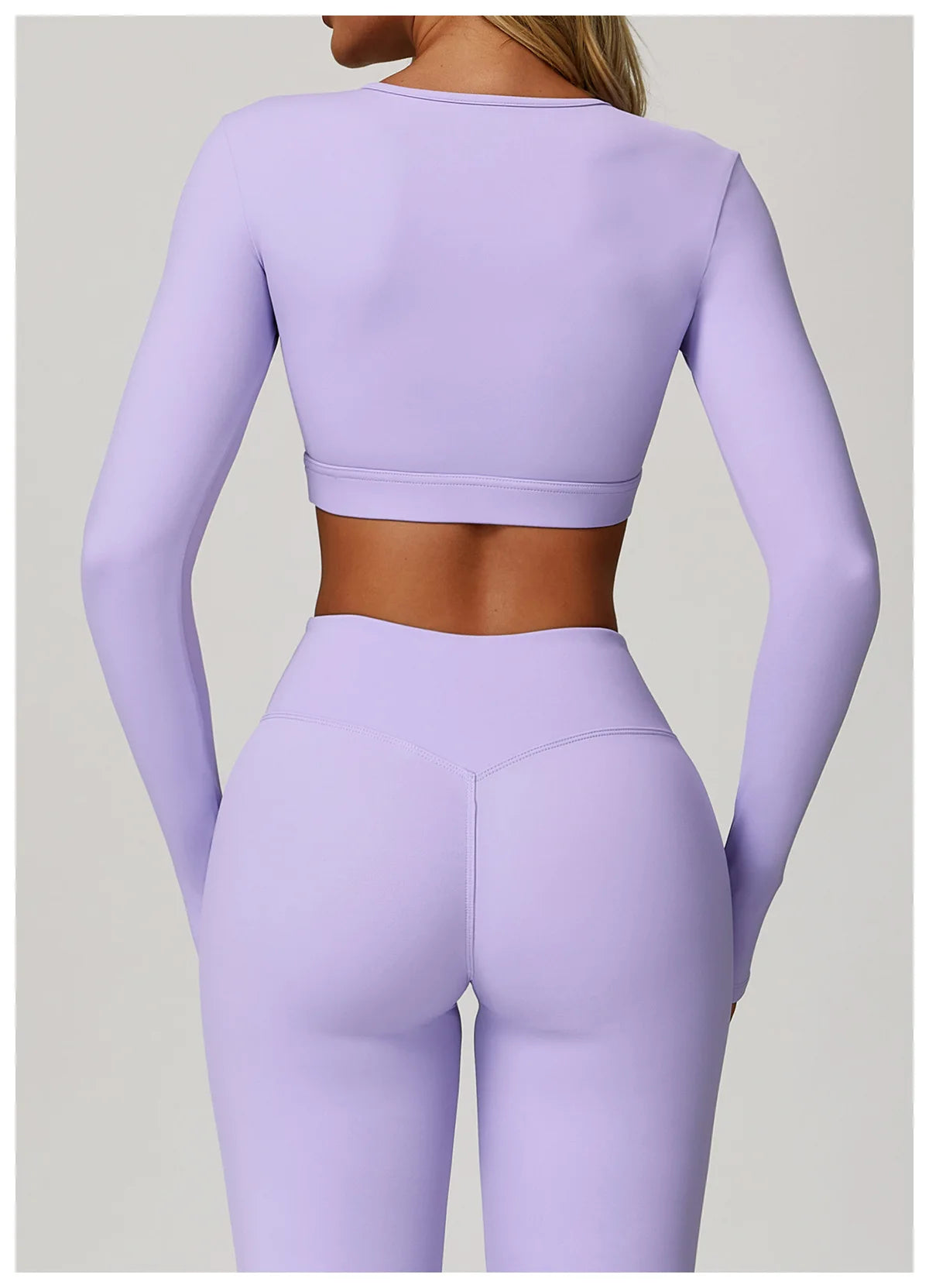 Women's Hollow Out Long Sleeve Yoga Shirt – Gym Workout Running Top