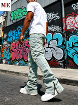 HME Vintage Blue Flare Jeans