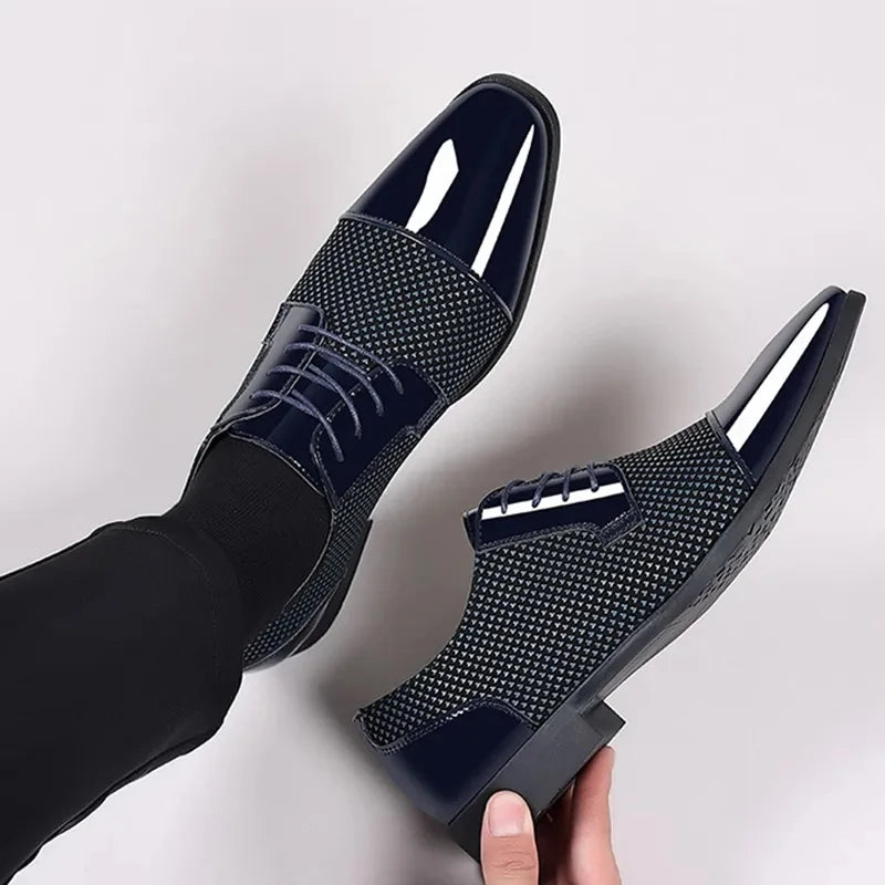 Royal Black Oxford Shoes
