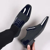 Royal Black Oxford Shoes